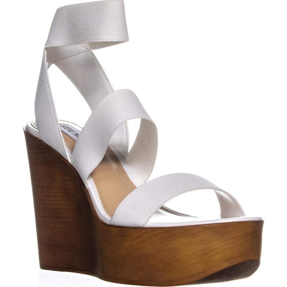 Steve Madden Womens Blondy Open Toe Casual Platfor
